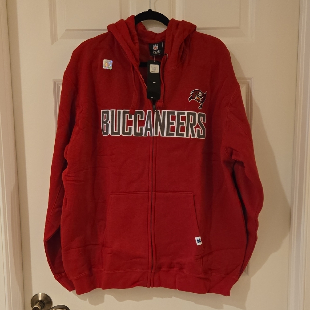 NFL Red Apparel with Logo Patch